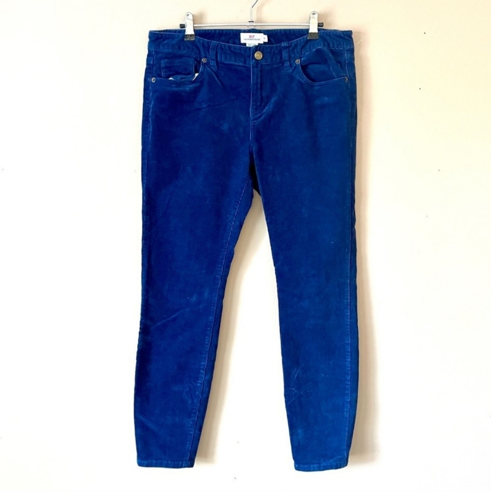 Vineyard Vines Corduroy blue straight jeans size 6